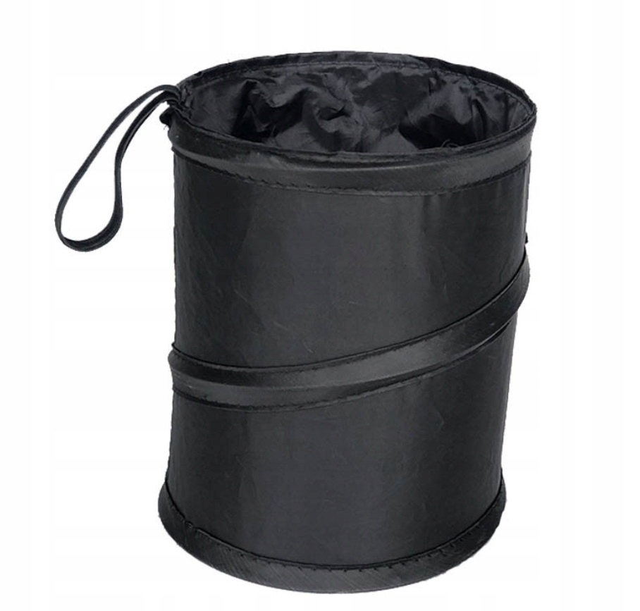 

Kosz na śmieci samochodowy składany czarny