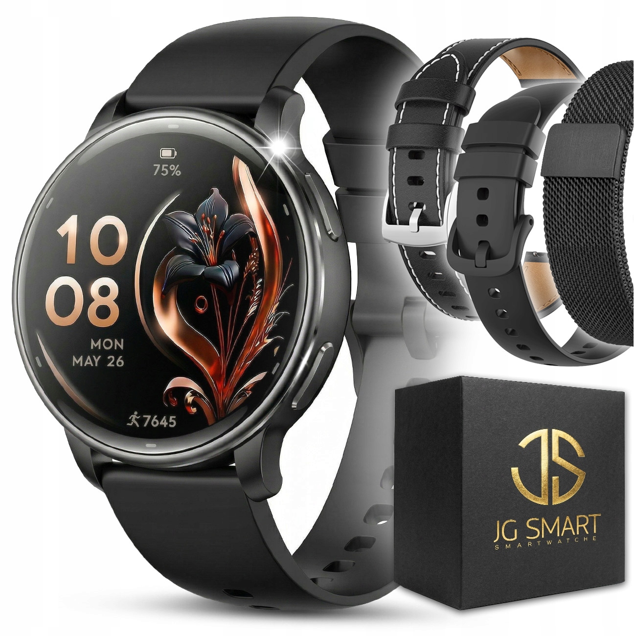 Chytré Hodinky Dámské Gps Hodinky Vodotěsné Tlak Hovory Menu Pl Amoled