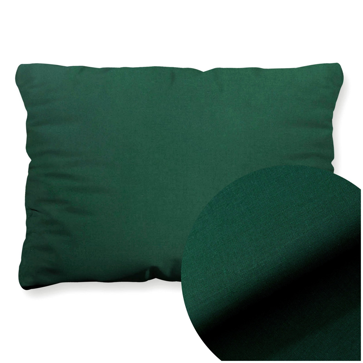 Poszewka na Poduszkę 40x60 Jednolita Bawełniana Ola Butelkowa