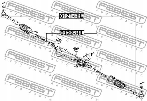 FEBEST Drazek kierowniczy Car type Passenger cars