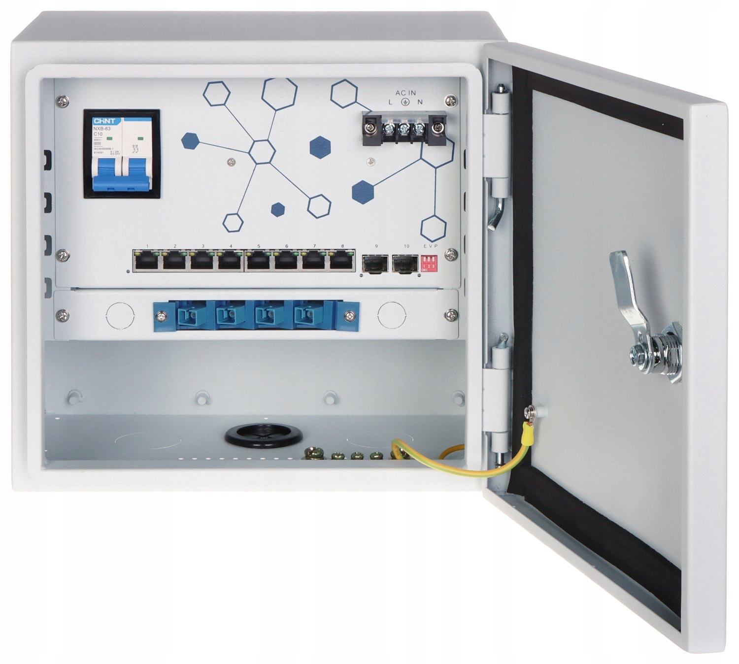 Zewnętrzny Punkt Dystrybucji Kamer EXPERT-POE/OTD-8G2GSFP 8 PoE 2 x Sfp