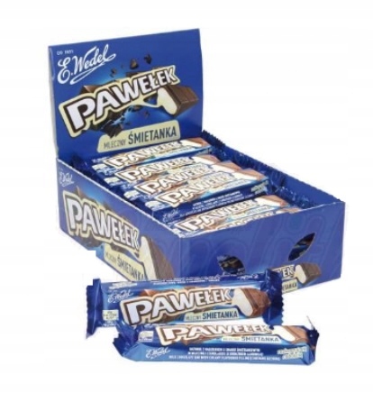 Levně 24x 45g Wedel Pawełek smetanový karton