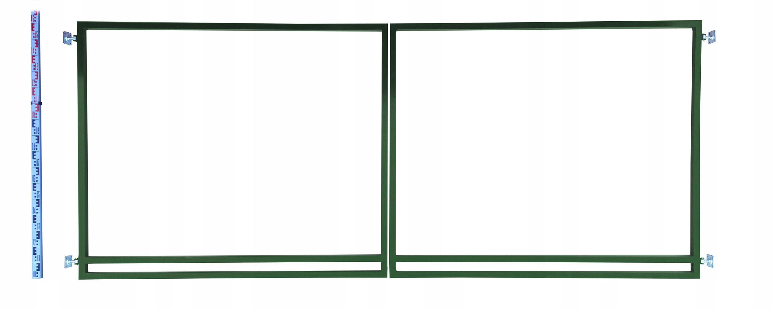 Brána Rama pro štafle a panely 160 cm Zelená RAL6005 štafle Rámeček