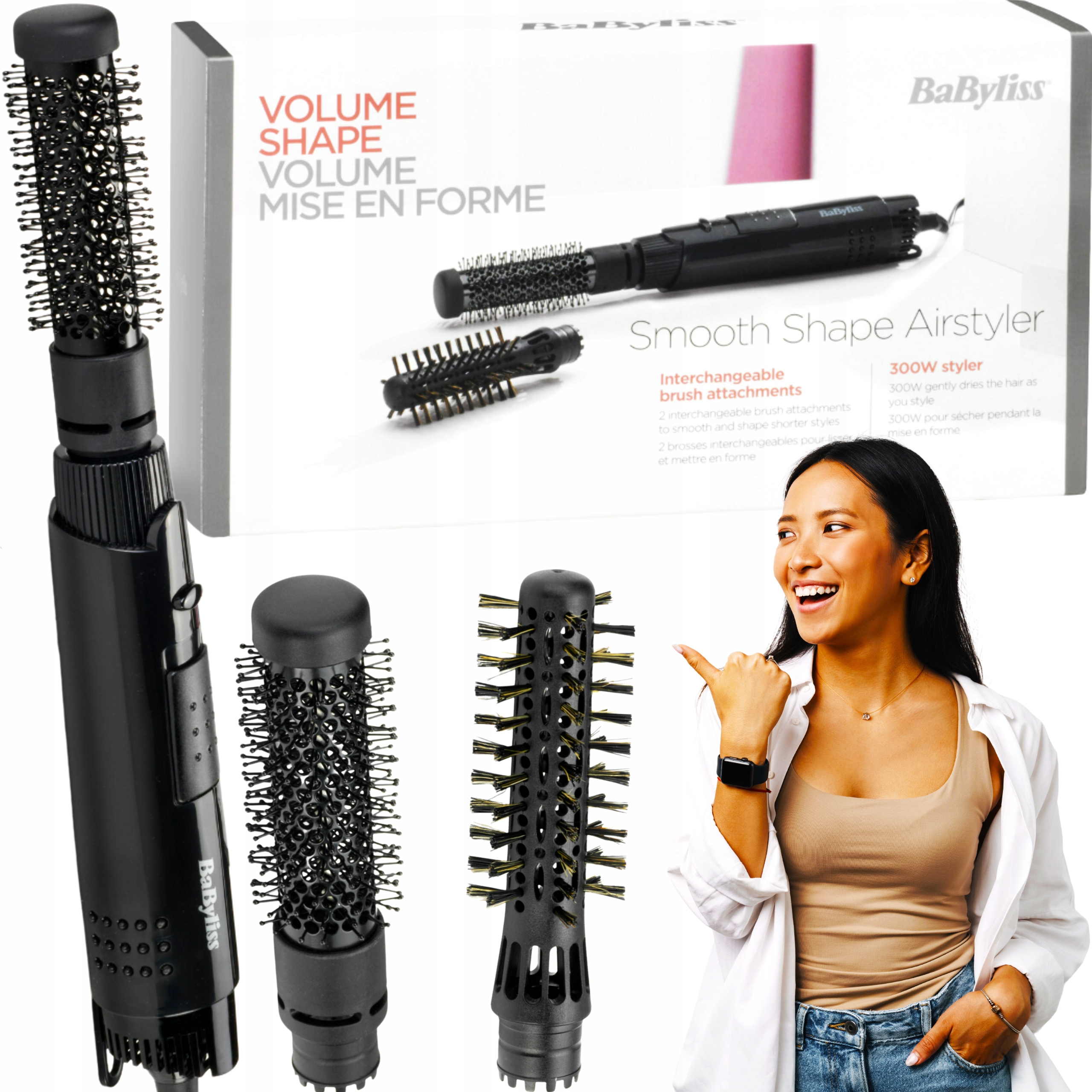 Suszarko-lokówka Babyliss Do Włosów Dla Kobiet Do Suszenia Do Stylizacji