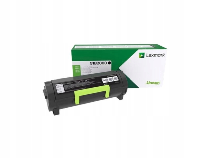 Toner Lexmark 51B2000 čierny (čierny)