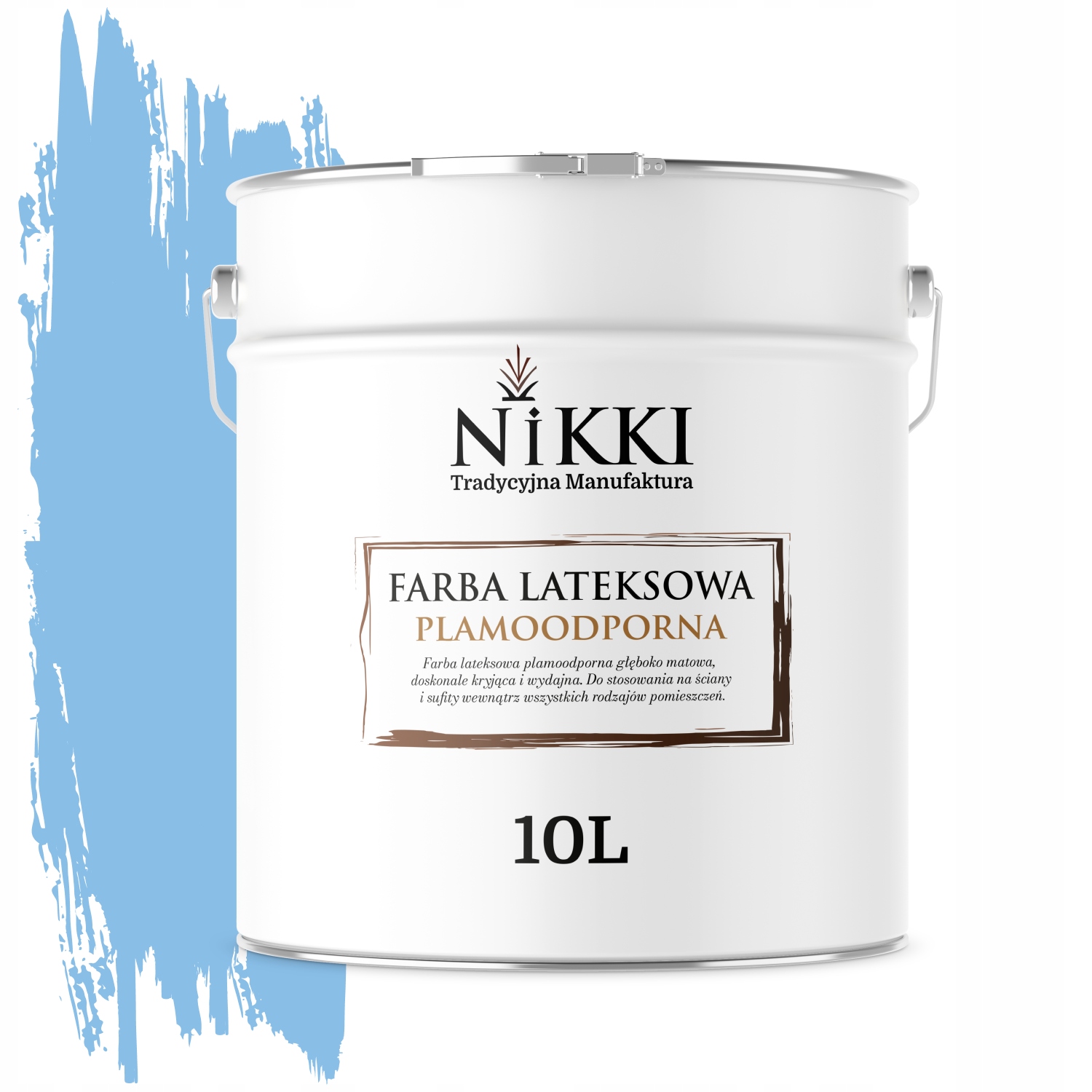 Latexová Farba Odolná Voči Škvrnám Farba Kráľovská Modrá H0141 10L Hlboká Matná