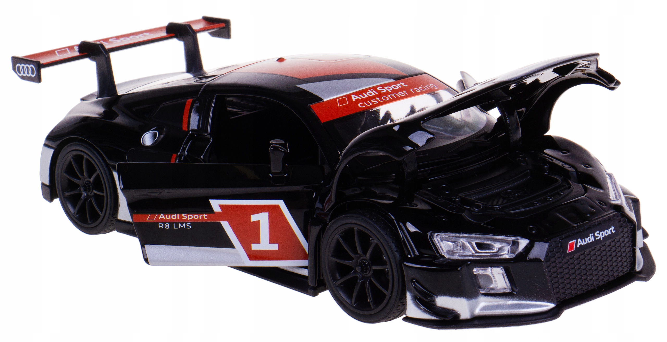 Audi R8 Lms 2015 Model Pohon Zvuk Customer Racing #1 Rmz 1:32 Černá
