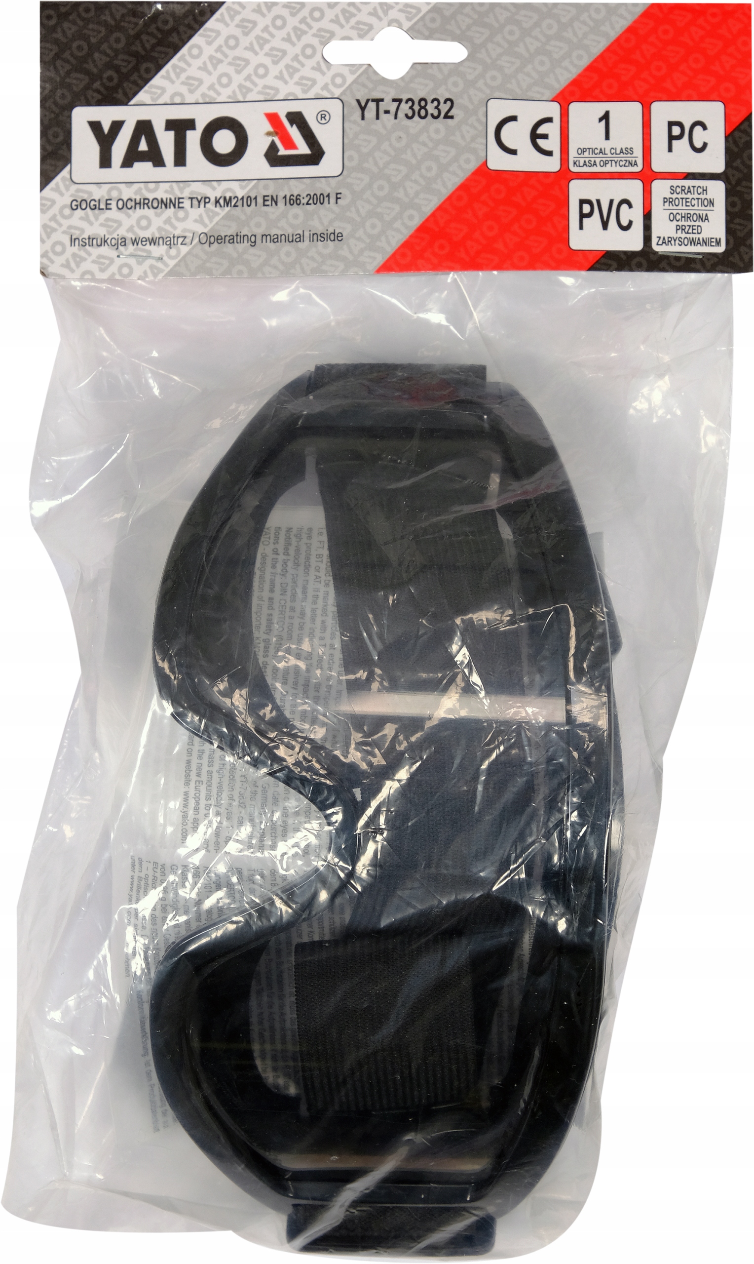 GOGLE OCHRONNE Z WYWIETRZ. CZARNA RAMA Rodzaj gogle