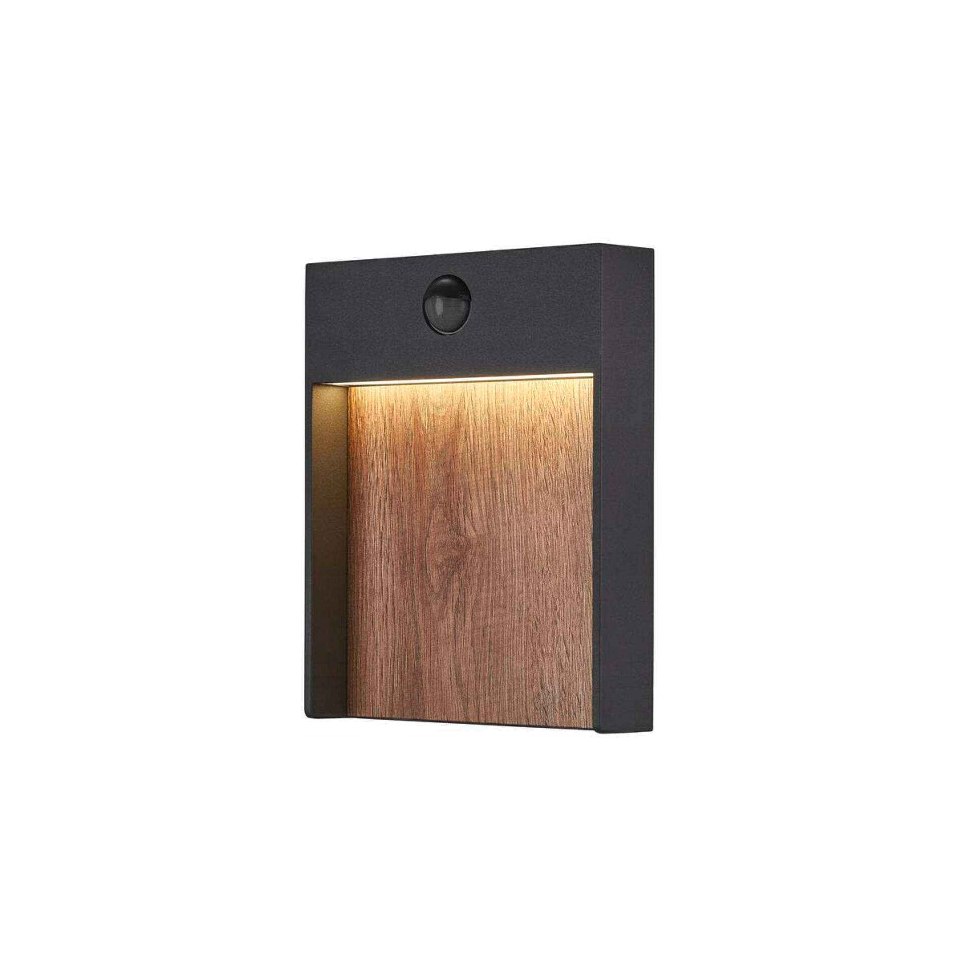 Slv Big White Flatt Sensor Outdoor, nástenné Led svietidlo, 3000K, IP65, ant