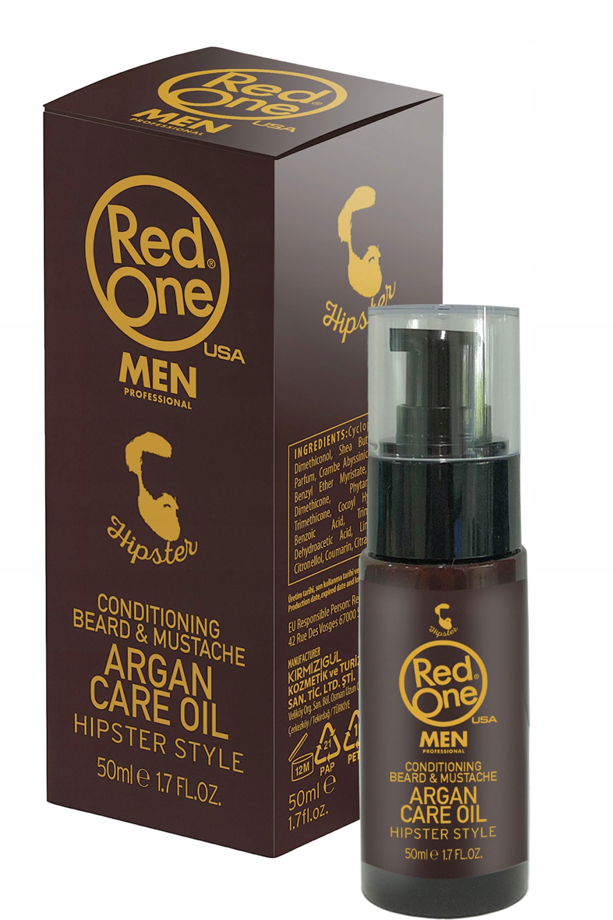 

Redone Beard Mustache Argan Olejek Do Brody 50ML