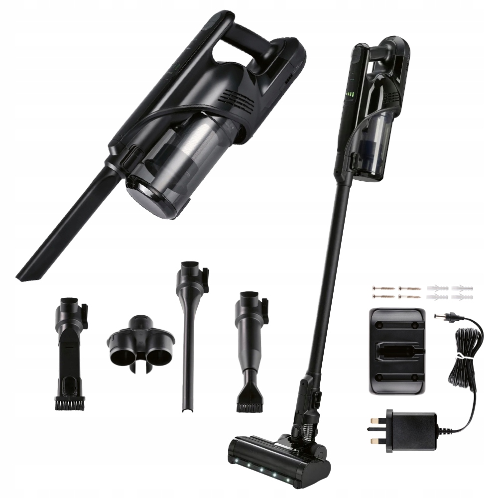 Odkurzacz pionowy bezprzewodowy Silvercrest Shaz 22 Ręczny 2w1 Szczotka Led