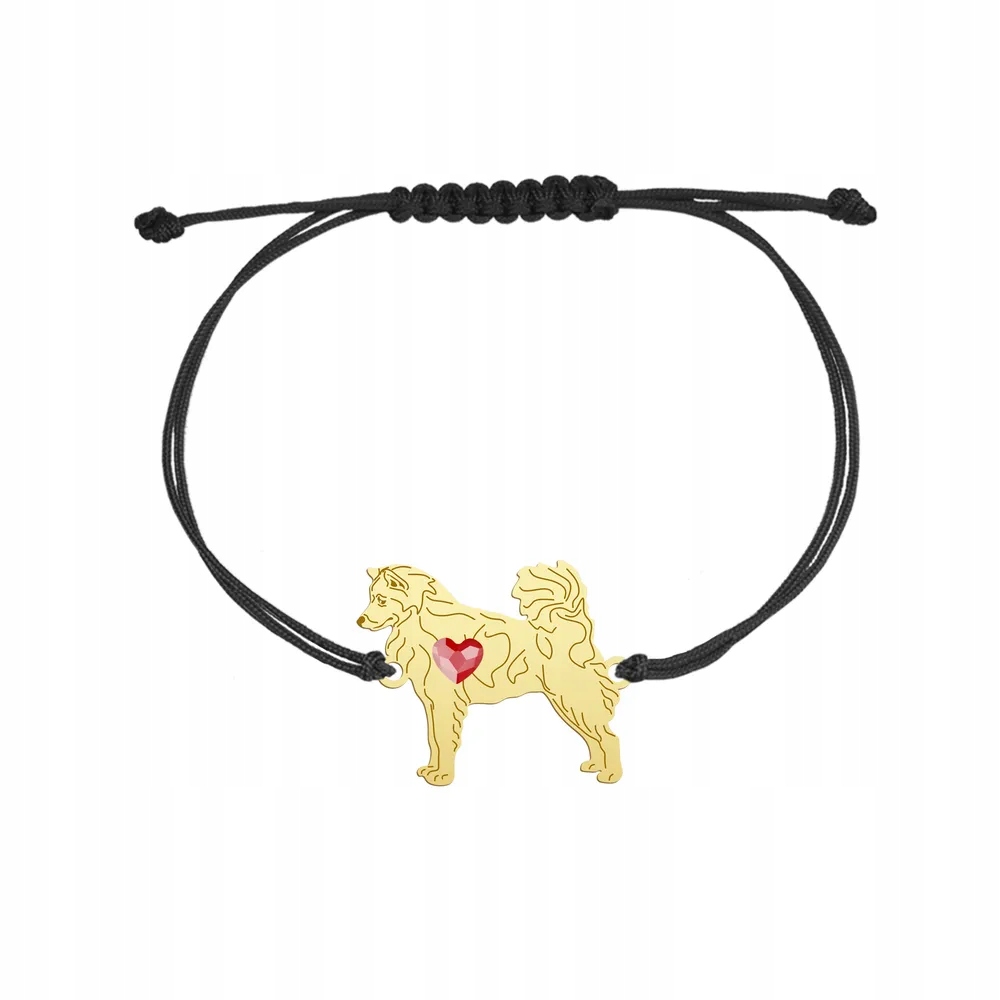 Zlatý náramek z Thajska Bangkaew Dog Stříbro 925 Šperky Gravírování Bonus
