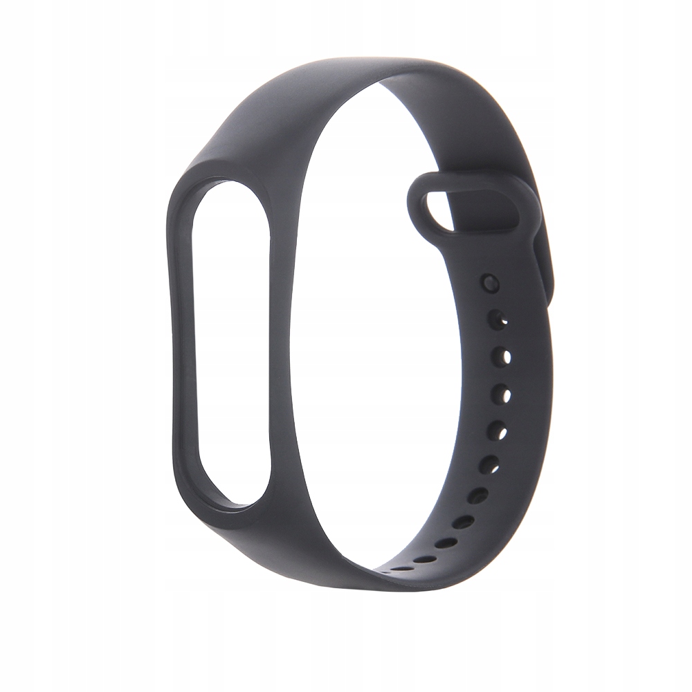 Pasek silikonowy do Xiaomi Mi Band 5 6 czarny Tfo