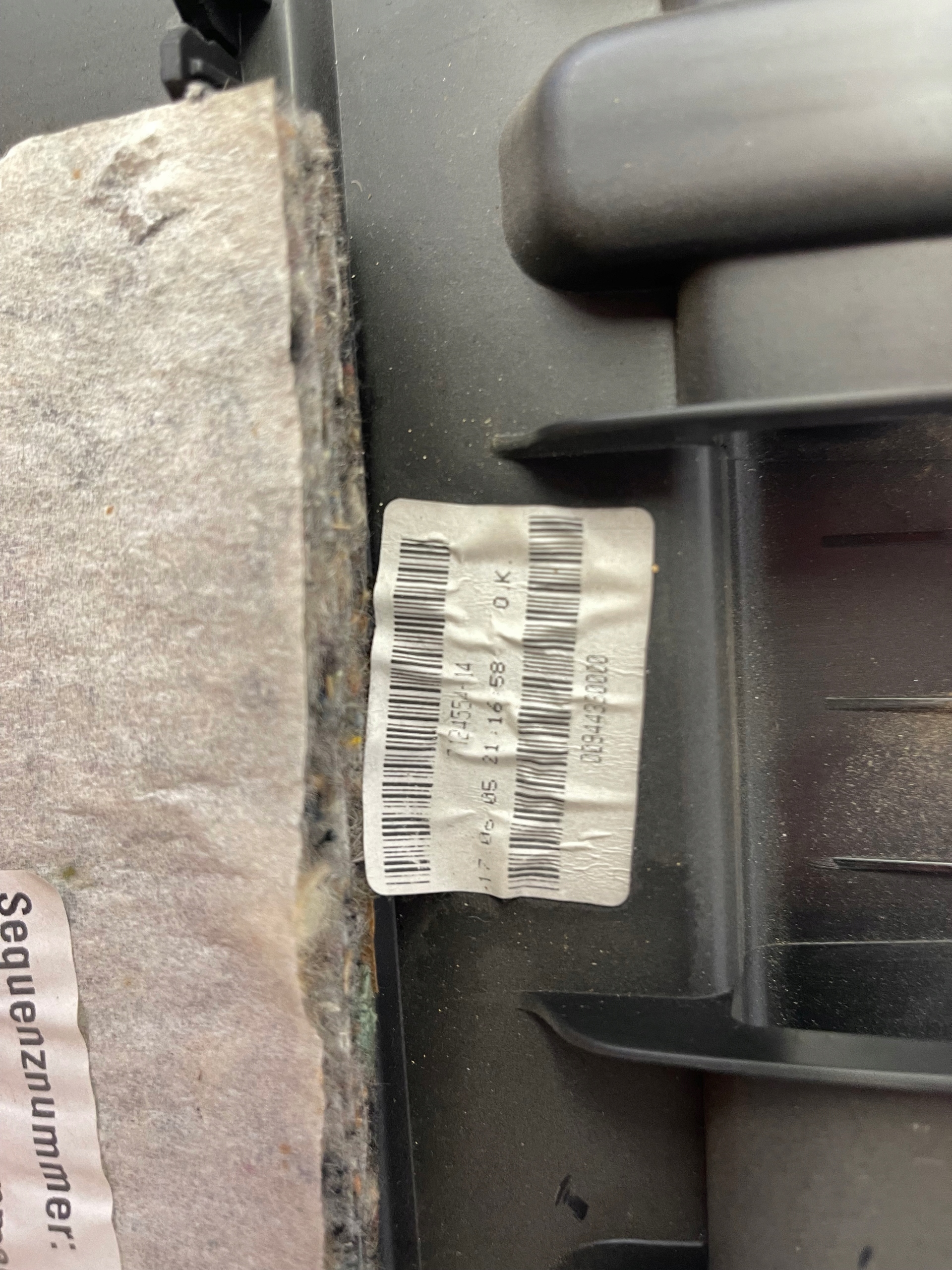 BMW SERIA 1 E87 Handschuhfach des Beifahrers Handschuhfach konsole
