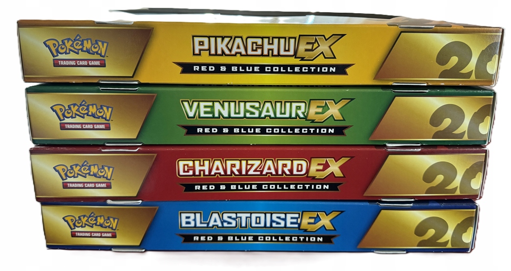 Pokémon TCG; 20th Anniversary Red & Blue EX Collection Pikachu Charizard