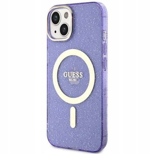 Guess Pouzdro GUHMP14MHCMCGU pro iPhone 14 Plus 6.7" purpurové