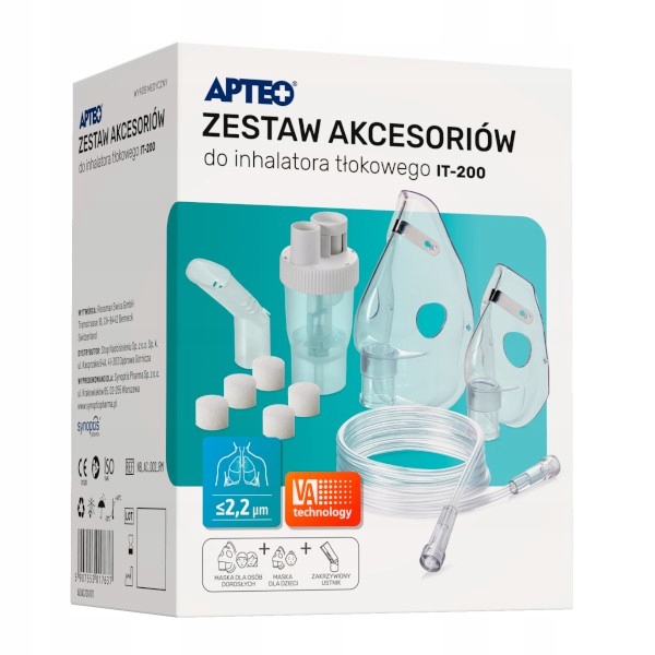 

Zestaw akcesoriów do Inhalatora IT-200 Apteo Care