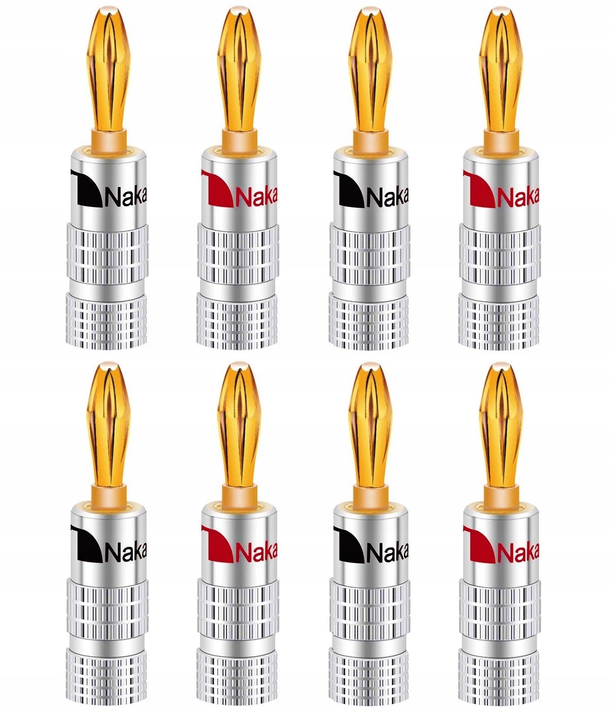 

Nakamichi Wtyk Głośnikowy Banan Hq Premium 8 szt