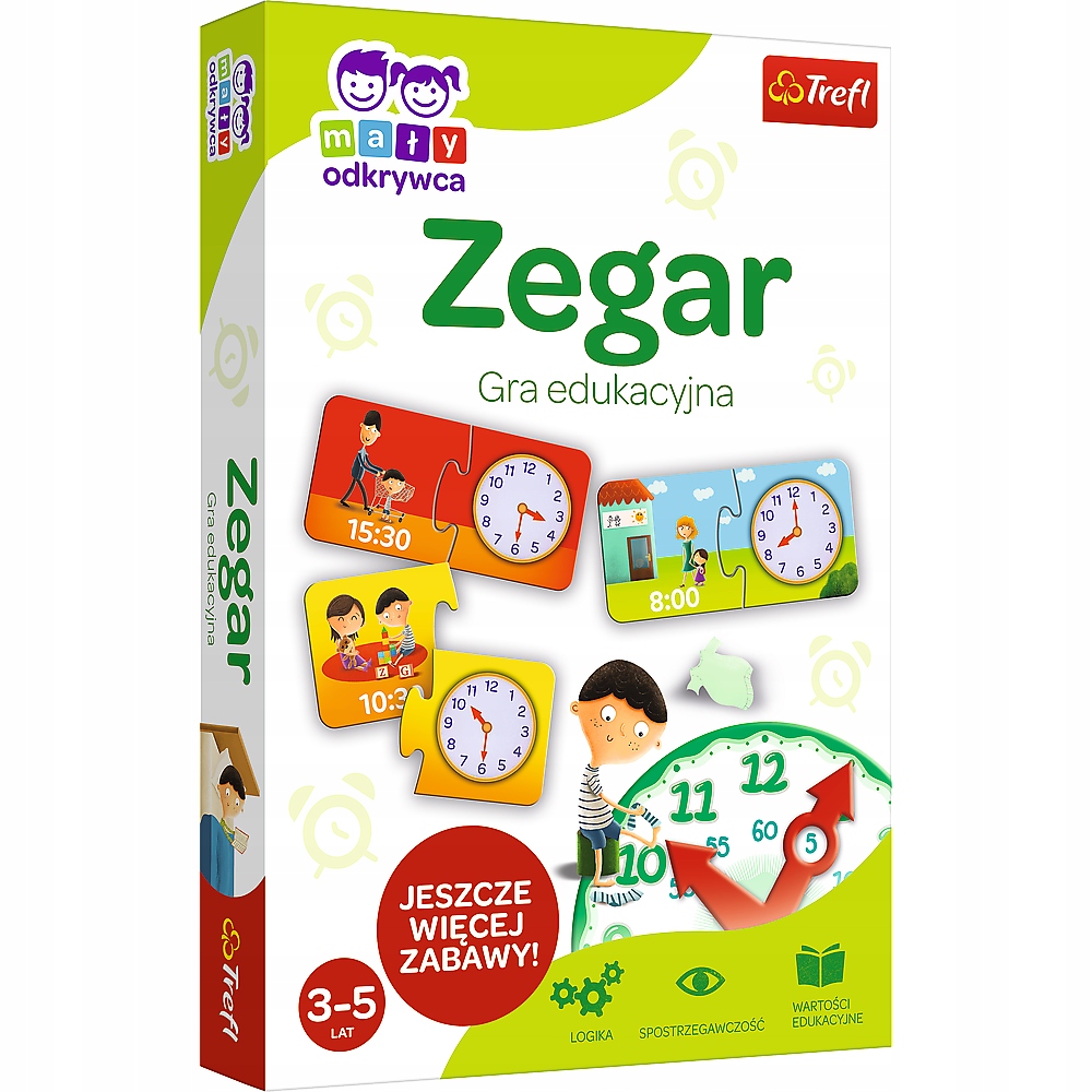

Trefl Zegar Gra Edukacyjna Mały Odkrywca 3