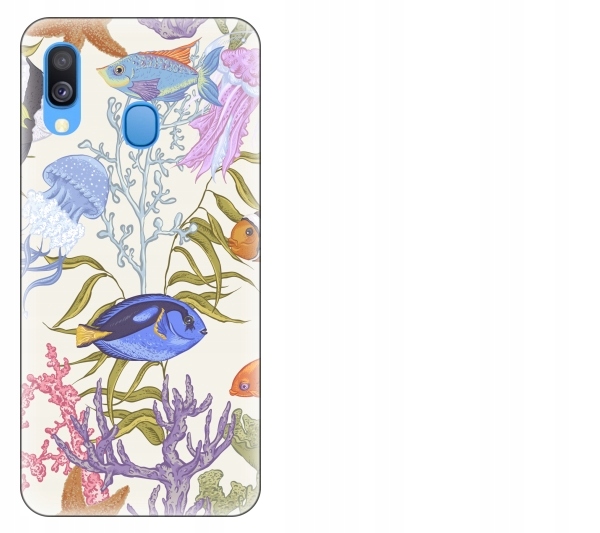 

Etui pokrowiec Samsung Galaxy A40 Rafa koralowa