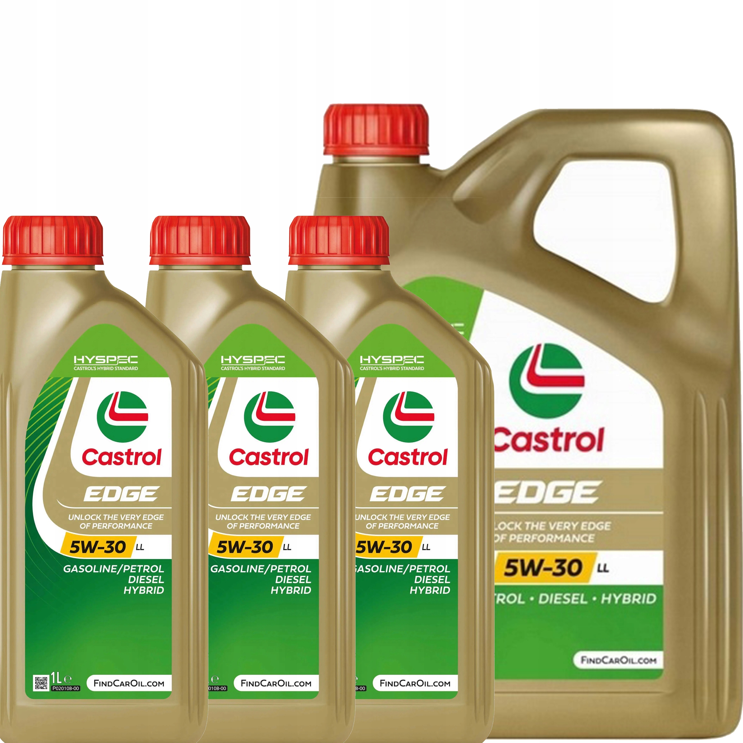 CASTROL EDGE TITANIUM FST LL 5W30 7L 4+3x1 +GRATIS