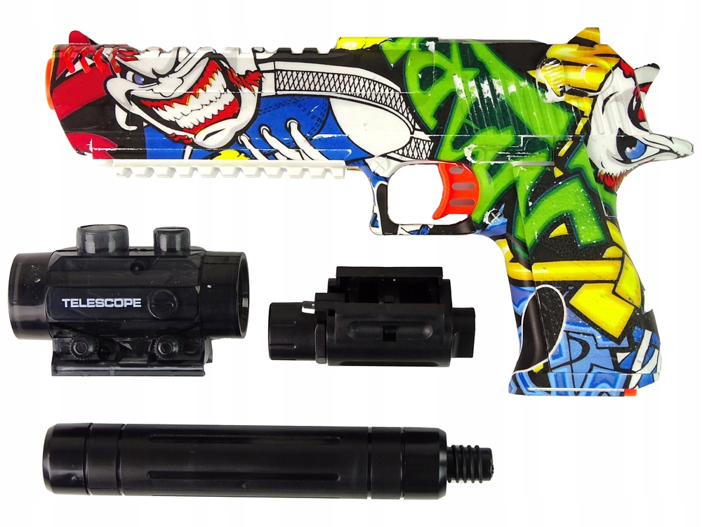 Elektryczny Laserowy Pistolet Na Bomby Kulki Wodne Marka LEANToys
