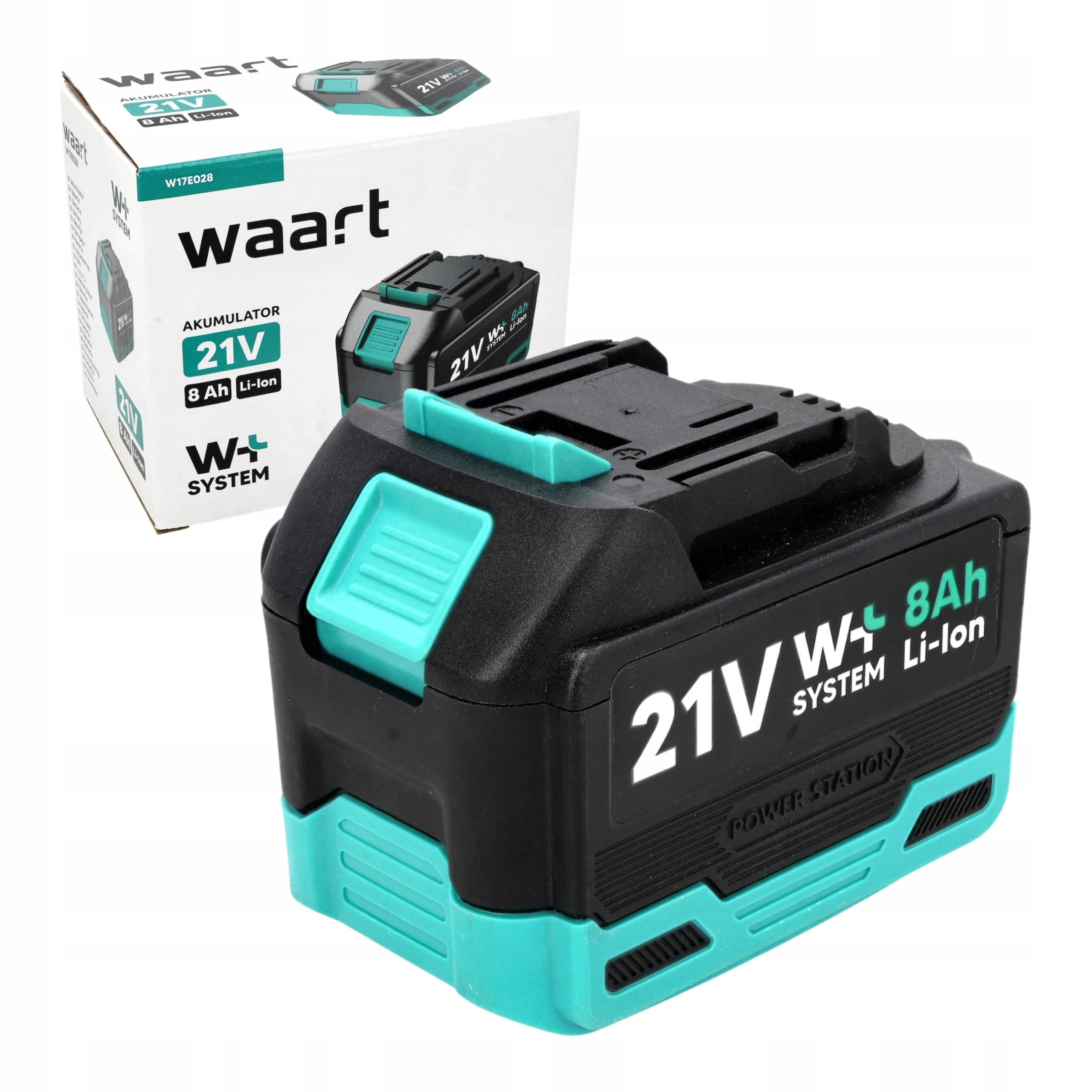 Akumulátor Li-ion Waart 21 V 8 Ah 8Ah pro elektrické nářadí Waart W17E028