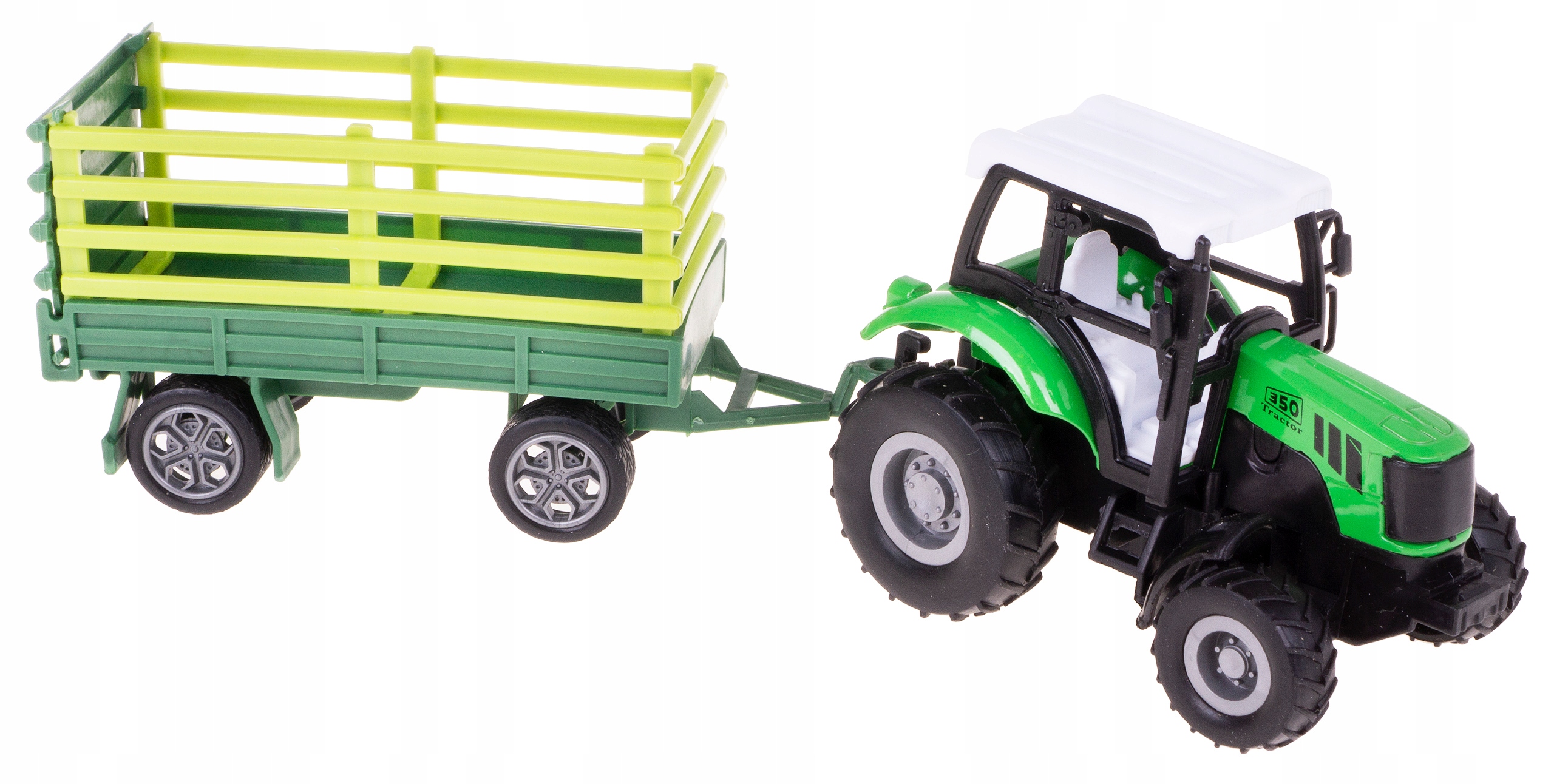 

Farma Traktor Przyczepka Rolnicza 1:43 Metal/pla