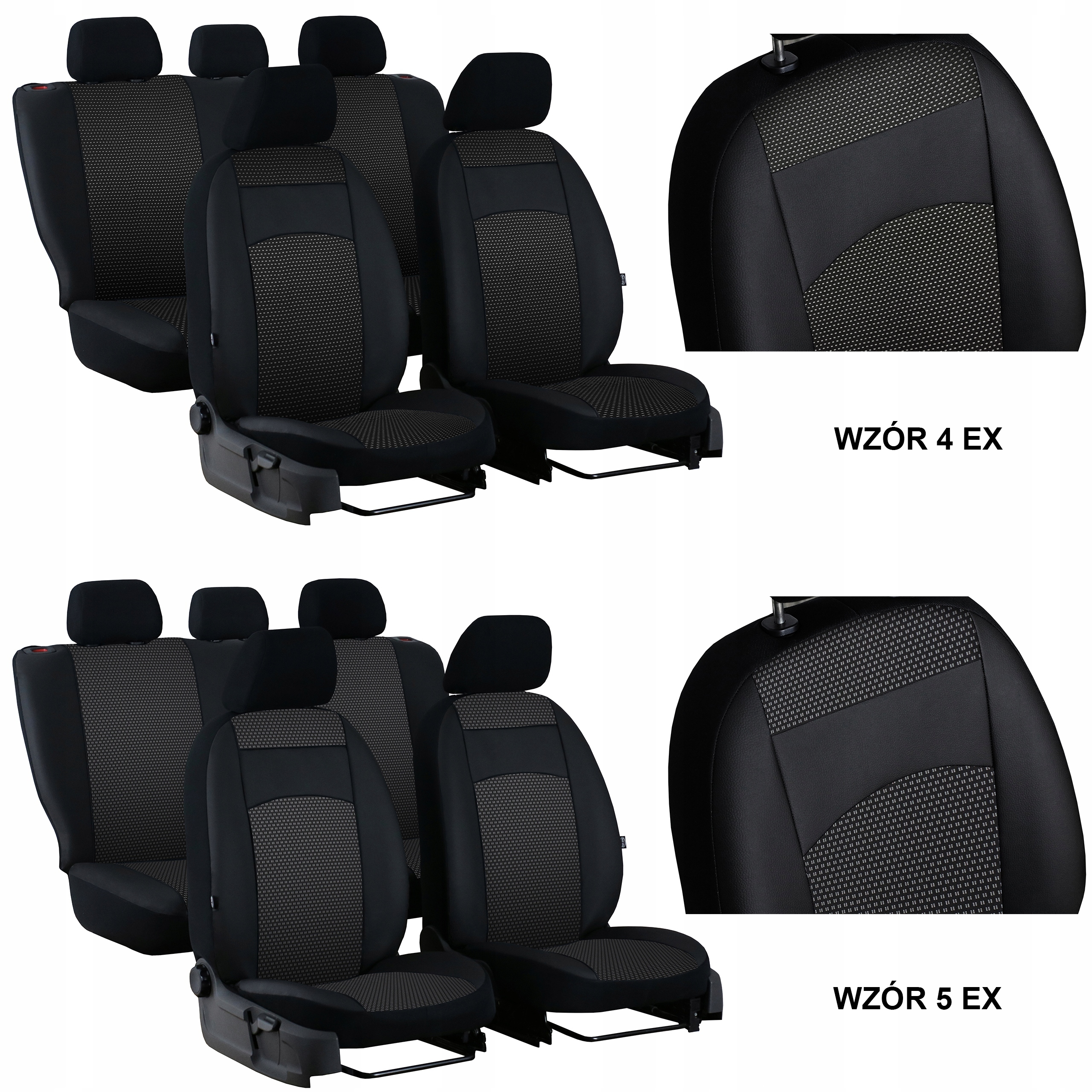 POKROWCE MIAROWE NA SIEDZENIA DO RENAULT MEGANE 2 EAN (GTIN) 5901563648362