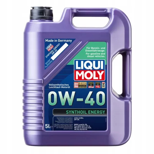 Liqui Moly Synthoil Energy 0W-40 5L 9515