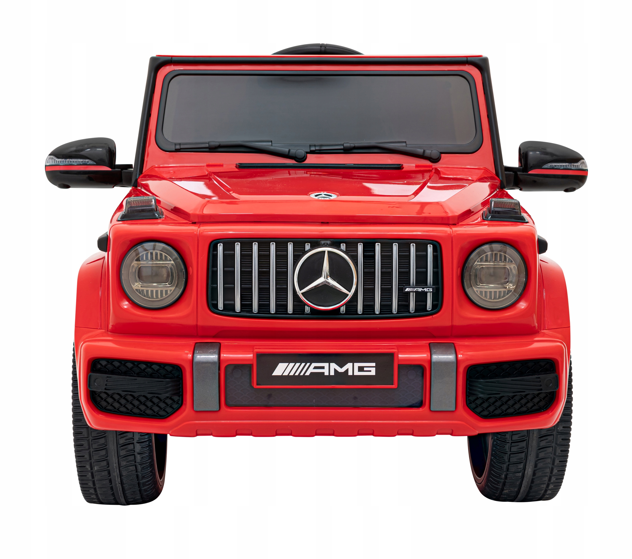 Auto na akumulator dla dzieci Mercedes Amg G63 Czerwony Pilot MP3 Led