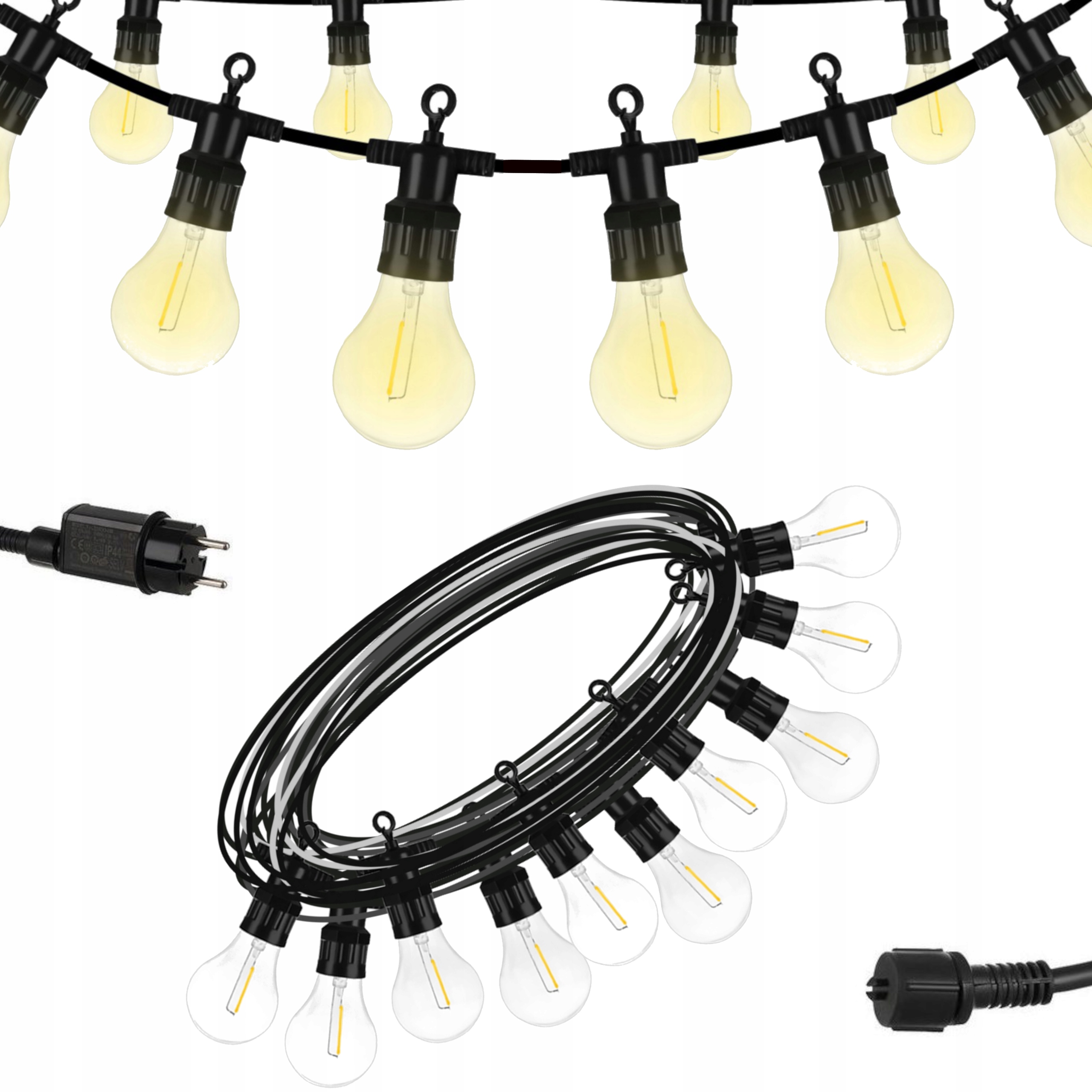 

Girlanda Ogrodowa Łańcuch Świetlny 6,2M 10xLED