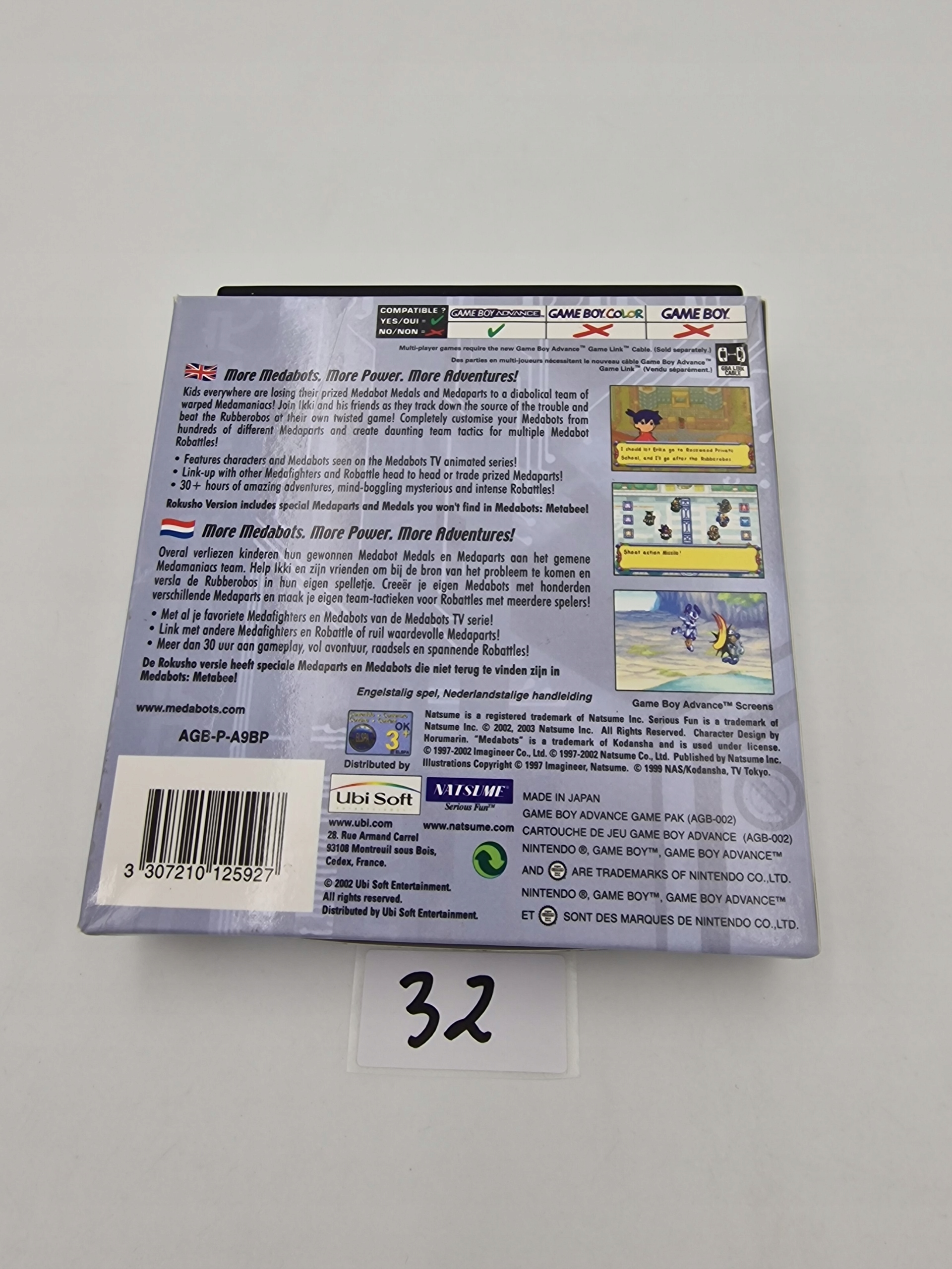 GAME BOY ADVANCE MEDABOTS ROKUSHO ORYGINAŁ Producent Nintendo