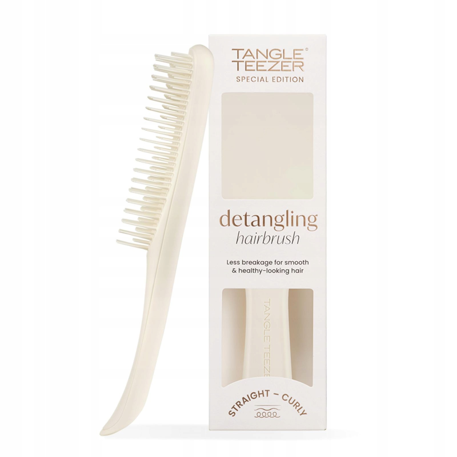 Ultimate Detangler Matný Porcelánový Krémový Kartáč Na Vlasy