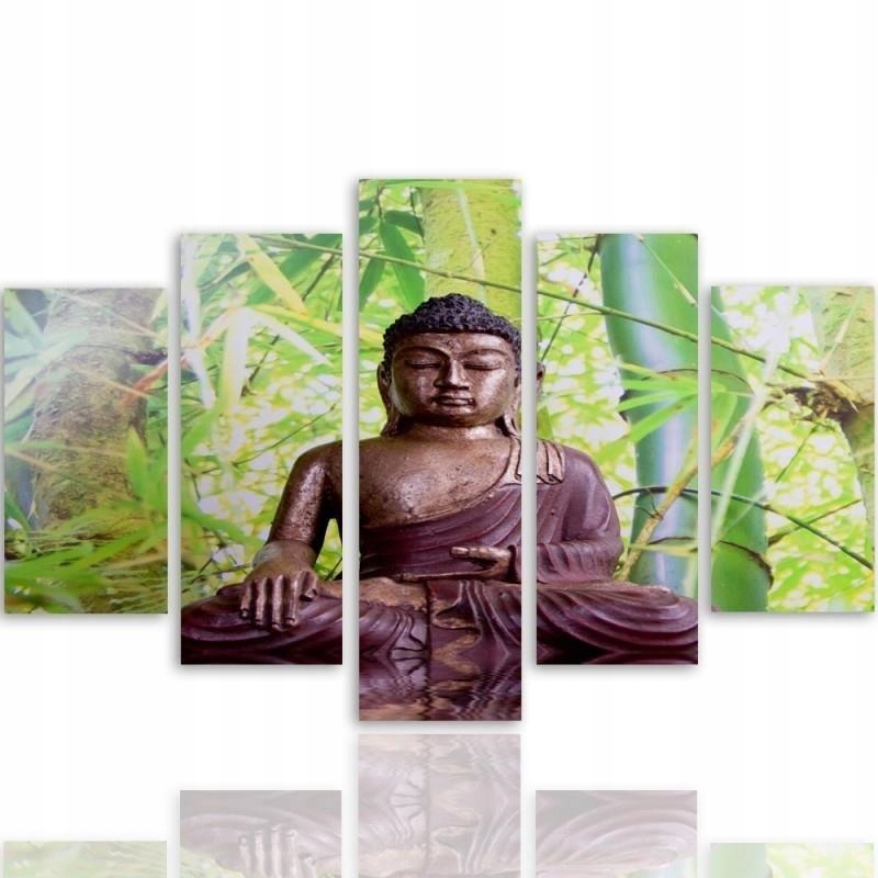 

Obraz 5 Części Budda Bambusy Do Salonu 150x100