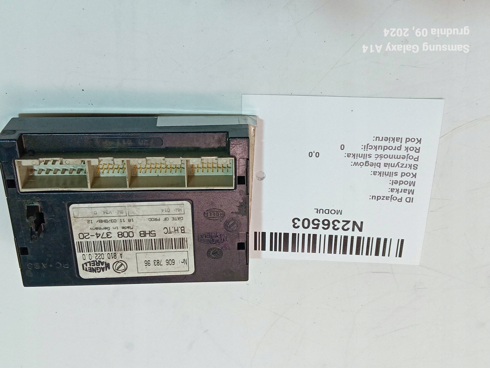computer Motore ECU 5HB008374-20 LANCIA THESIS