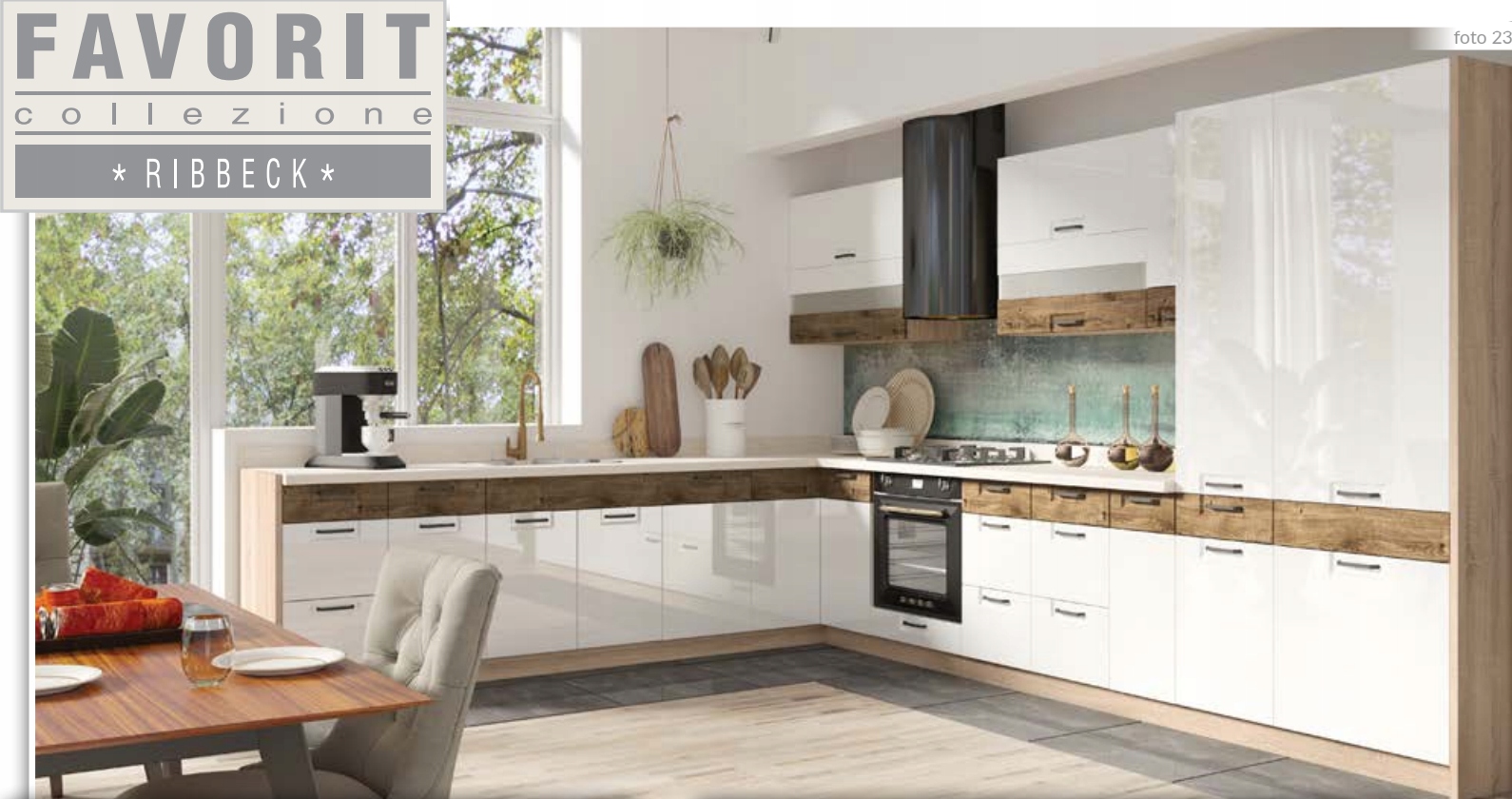 FAVORIT Kuchnia 7 MDF połysk PROJEKT POD WYMIAR