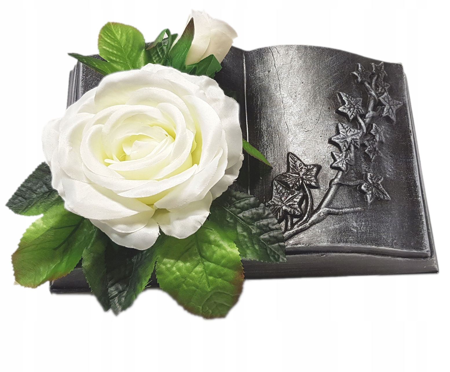 

Gotowy stroik na cmentarz na grób na pomnik 28 cm