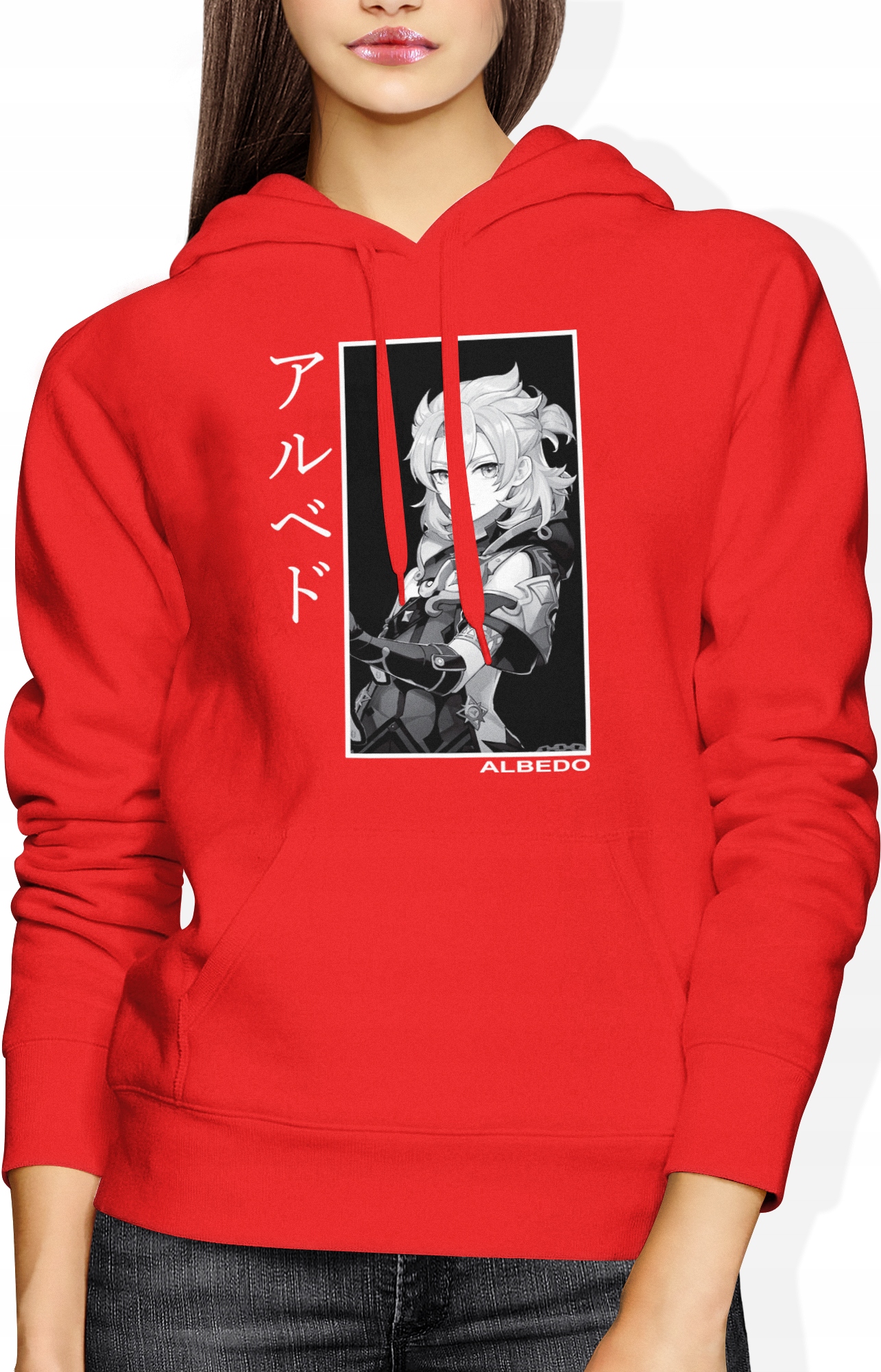 

Bluza Damska Genshin Impact Z Kapturem Rozmiar S