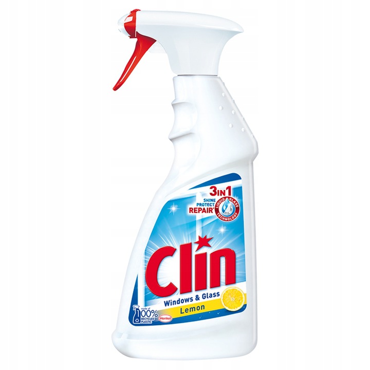 

Clin Płyn do Mycia Szyb Okien z Pompką Lemon 500ml