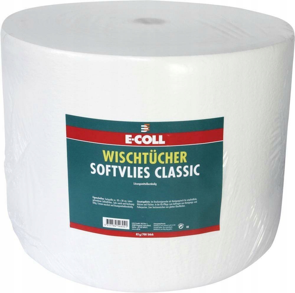 Levně Ručník pap. na vytírání Softvlies Classic, 700 listkov 30x38mm E-coll