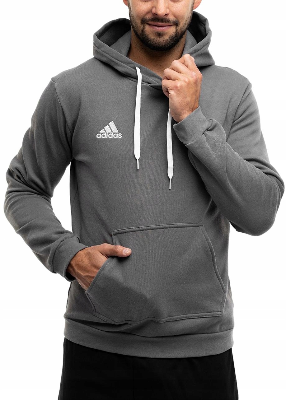 Pánská Mikina adidas s kapucí Klokanka Bavlněná sportovní mikina vel