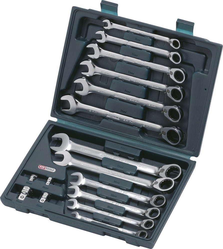 Sada 16- ks račňových kombinovaných kľúčov, 8 – 19 mm, Ks Tools