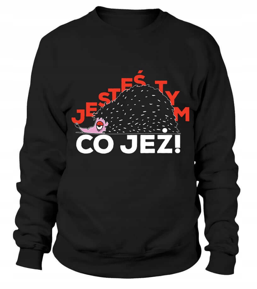 Dámská Mikina Jsi to, co je Ježek Černá Xs Černá Dárek Pro Ni Pro něj