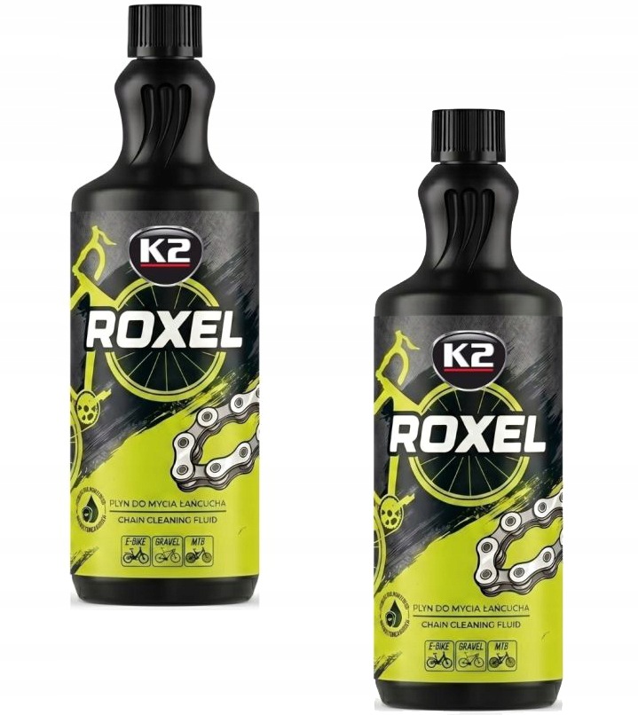 2x Płyn środek do czyszczenia łańcucha K2 Roxel 1L