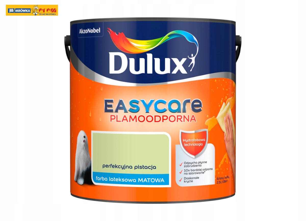 Farba Easycare Perfekcyjna Pistacja 2,5L DULUX Marka Dulux