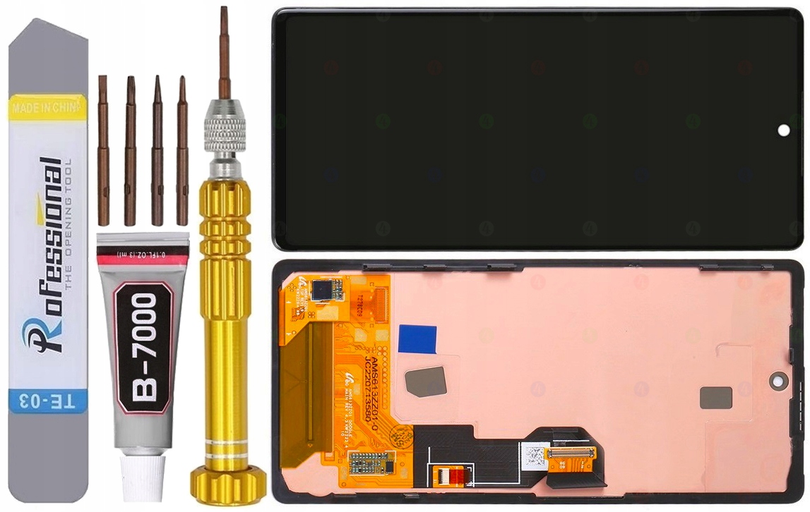 Displej Pro Google Pixel 6A Originál LCD Obrazovka Rámeček