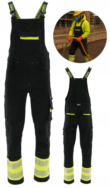 Elastické reflexní pracovní Zahradníky Bozp silné Stretch spandex 48