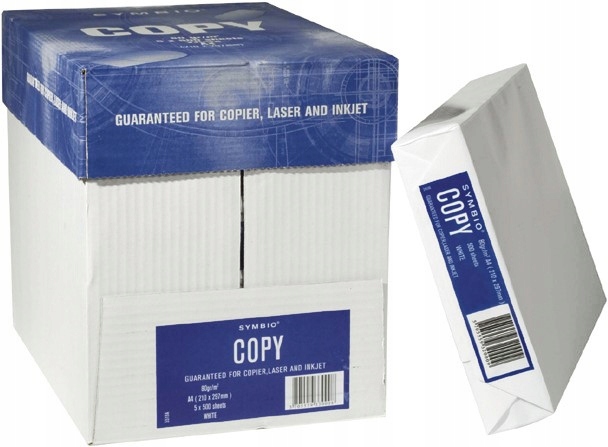 

Papier xero do drukarki A4 80g 5 ryz Symbio Copy