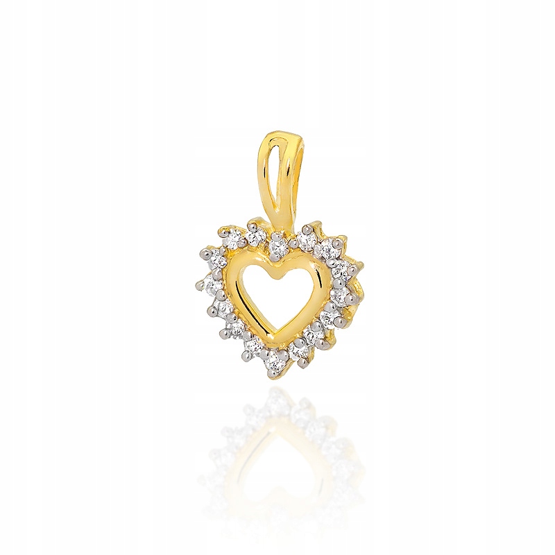 

Złota Zawieszka Serce Złoto 585 Brylant 0,22 ct